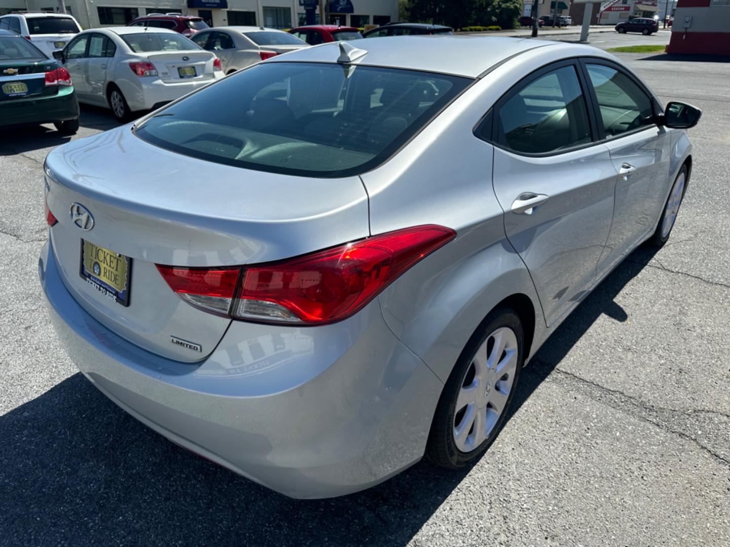 2013 SILVER Hyundai Elantra Limited (5NPDH4AE3DH) with an 1.8L L4 DOHC 16V engine, 6-Speed Automatic transmission, located at 1254 Manheim Pike, Lancaster, PA, 17601, (717) 393-9133, 40.062870, -76.323273 - Photo#4